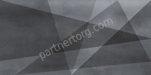 Shape Geometry AltaCera графитовая декорированная настенная плитка матовая 24,9х50см