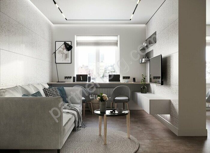 Cosmos White CM00 белый соль-перец неполированный керамогранит 60х120см Estima