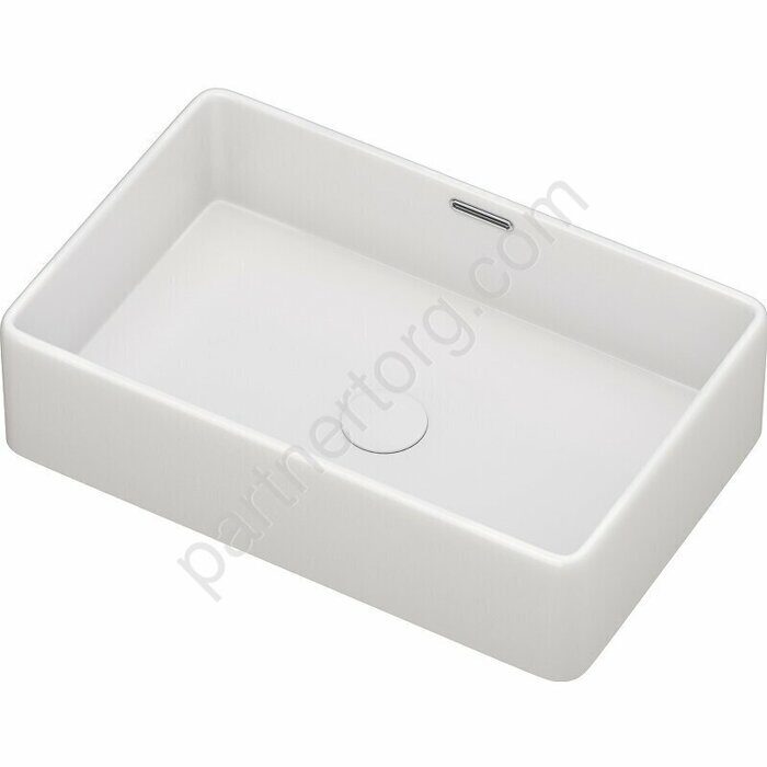PERFECT-3 раковина накладная 550х350х140 без отверстия под смеситель белая