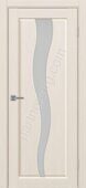 Сицилия 730.121 линии межкомнатная дверь ясень перламутровый со стеклом мателюкс