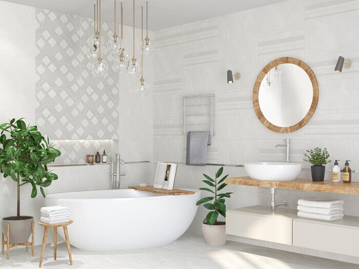 Hygge Light керамогранит светло-серый матовый 60х60см Azori