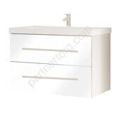 Тумба 70П 2я подвесная белая