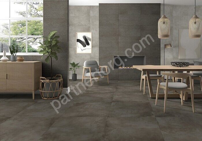 Onega Серый керамогранит матовый Global Tile 80х40см