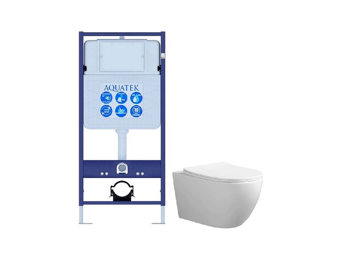 Set Aquatek София комплект рама INS-0000012 и унитаз AQ1801T-00