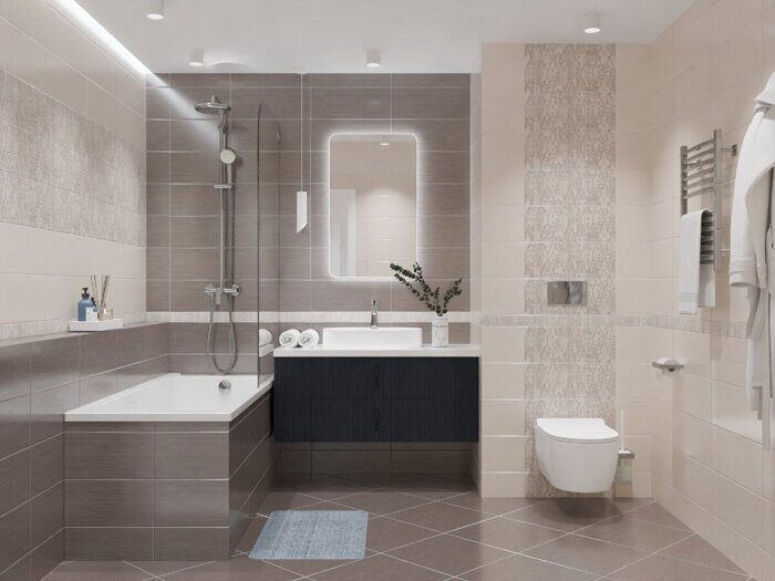 Amati Palazzo декор бежевый 20х50см Azori