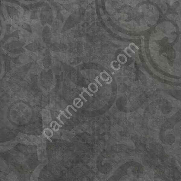 Ricci керамогранит темно-серый матовый sugar-эффект узор 60х60см Alma Ceramica GFU04RIC12R