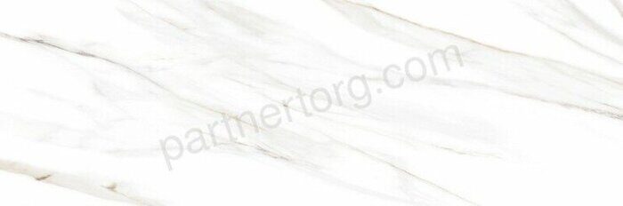 Canyon Carrara Delacora настенная плитка белая глянцевая 24,6х74см