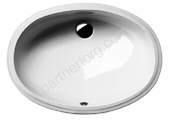 Arkitekt Vitra 6069B003-0012 раковина встраиваемая 59х21х45 см