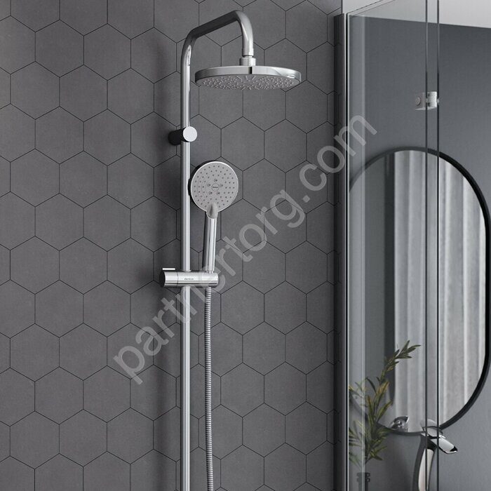 Душ. система: верх. душ 200 мм, ручн. душ d-110 мм, 3 режима 978100000 Origin One