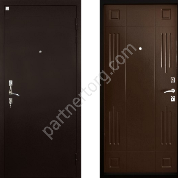 Гранат входная стальная дверь, 3 притвора