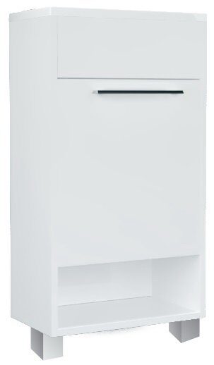 Lira 40Н тумба 1д. с раковиной напольная белая
