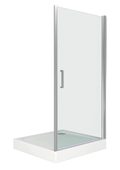 Pandora DR-80-C-CH душевая дверь распашная 80 см, стекло прозрачное, профиль хром
