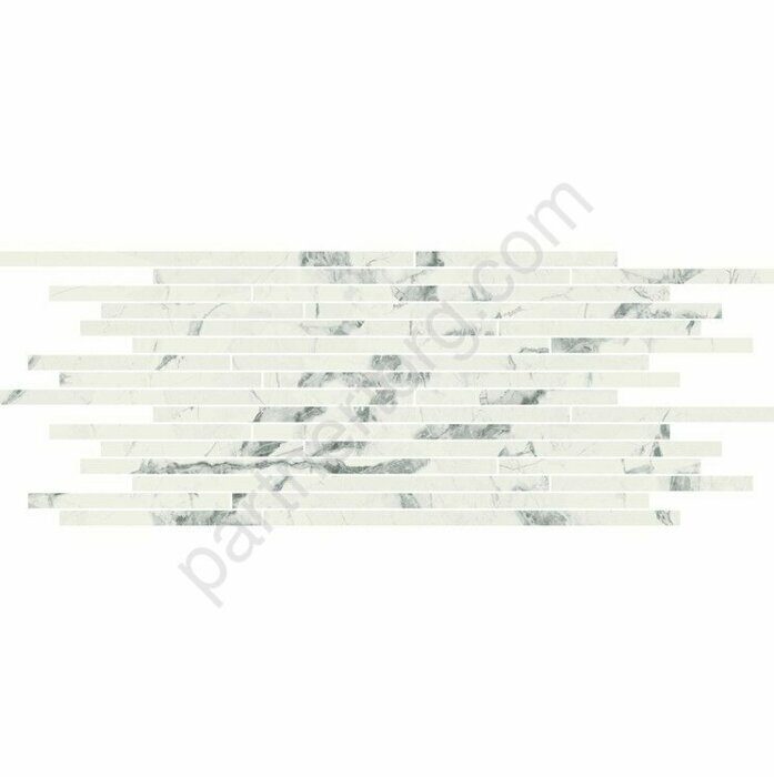 Charme Deluxe Floor Project глянцевая декоративная вставка белая Italon 26x75см