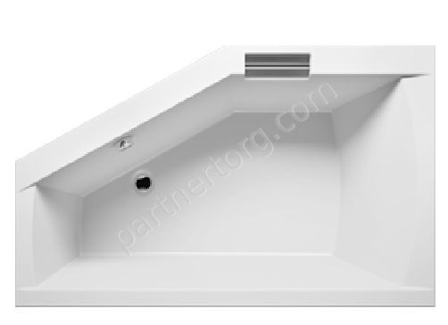 Гета ассиметричная акриловая ванна Riho 170х90 см