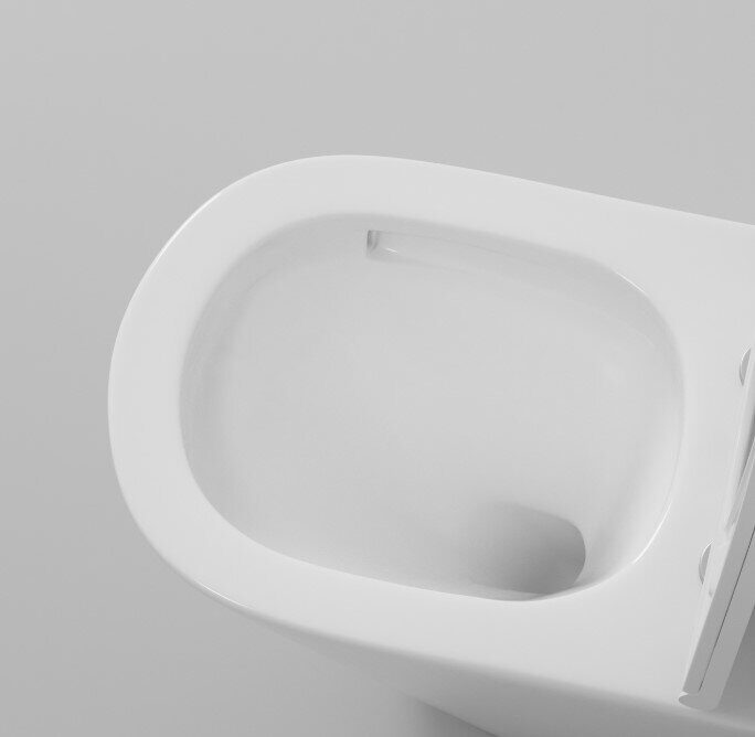 Grossman GR-4450MSQ напольный безободковый унитаз Торнадо белый матовый с сидением