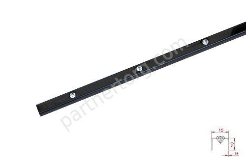 Ruby Black вставка полированная Juliano DR1514 15х10мм