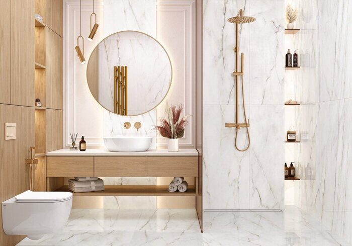 Borneo LCM керамогранит белый полированный 120х60см