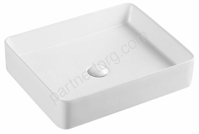 Azario белая раковина настольная 51х40,5х11см AZ-2178