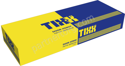 Петля стальная универсальная без колпачка TIXX 100x75x2 FH