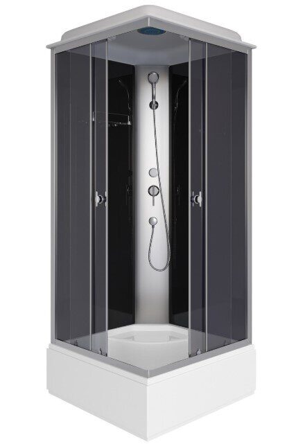 Niagara E90/26Q/TN душевая кабина квадратная 90х90х215 см средний поддон