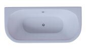 Морфей ванна акриловая овальная Aquatek 190х90см с каркасом и сливом-переливом