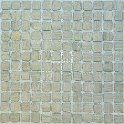 Wood Vein Pol 15*15 серая Stone Orro Mosaic каменная мозаика