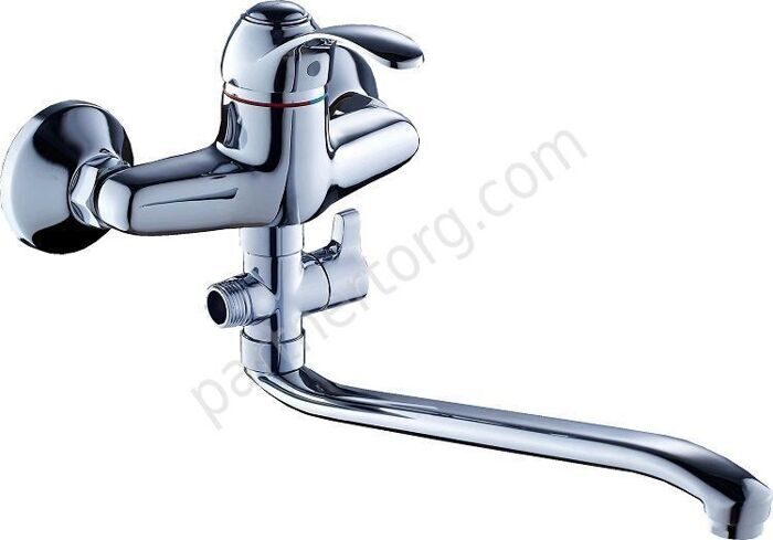 Arabic смеситель для ванной с длинным изливом Gross Aqua 7532516С-35S