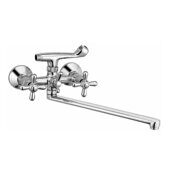 HB2125 Haiba Смеситель для ванны, длинный излив, латунь, хром