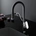 Смеситель для кухни высокий, хром с черным гибким изливом F8007802 Like AM.PM