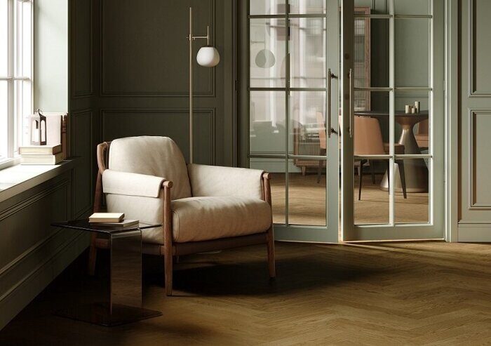 Дуб Кедровый Латте 44-1258-59 Quartz Parquet Fargo замковый кварцевый паркет