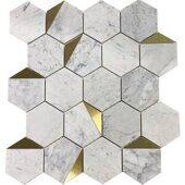 Prima серая Orro Mosaic мраморная мозаика