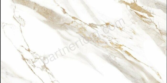 Calacatta Royal белый керамогранит матовый 120х60 Global Tile