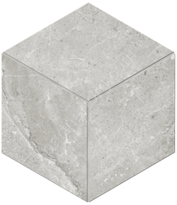 Kailas Cube Grey KA01 серый неполированный керамогранит 25х29см Estima Мозаика
