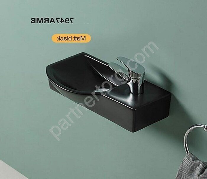 CeramaLux 7947ALMB раковина навесная левая модель