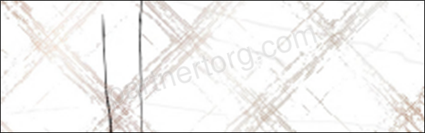 Stratos White Deco Brams декоративная плитка белая 25х75см