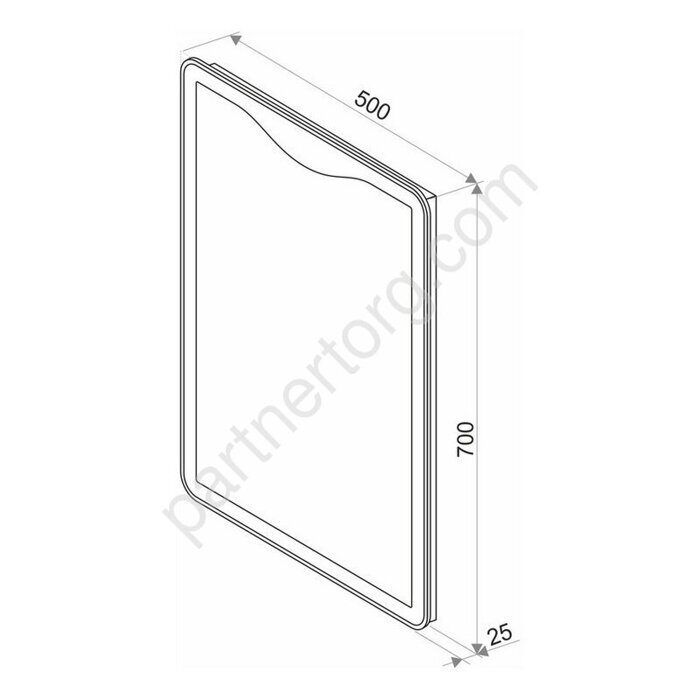 Amaze Led Зеркало 500х700