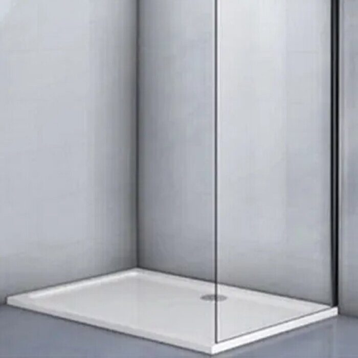 Veconi KP05B-70-01-C4 боковая панель 70х190 см, профиль черный, стекло прозрачное