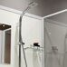 Niagara Standart ST100/15Q/BK  душевая кабина  квадратная 100х100х200 см, пристенно-фронтальная, низкий поддон, без крыши