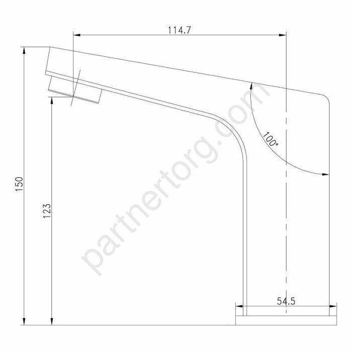 Project LM4650CE смеситель для раковины сенсорный, хром Lemark