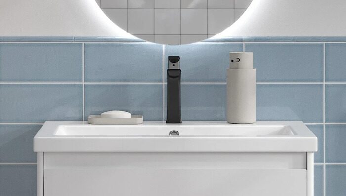 Klaufs 70.1Y Velvex подвесная тумба белая для ванной комнаты с раковиной Como 70