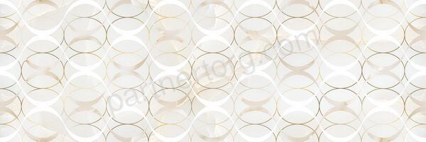 Elsa декор бежевый глянцевый круги 30х90см Alma Ceramica DWU93ELS14R