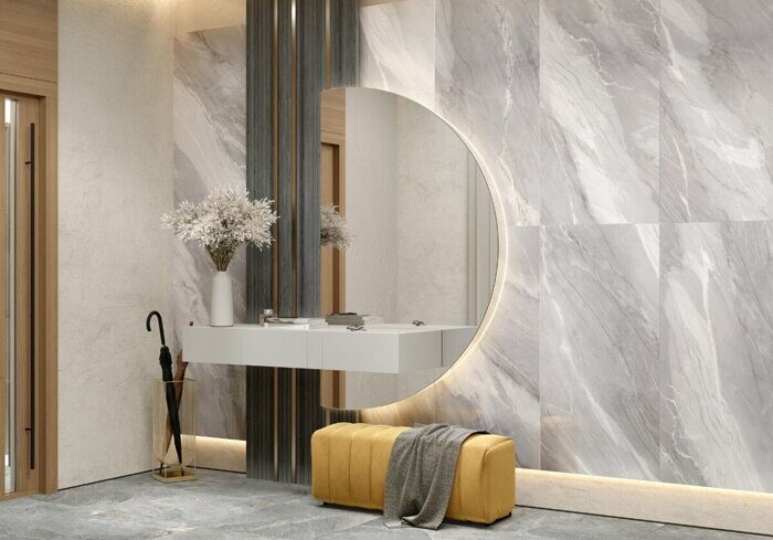 Sentido New Trend керамогранит серый полированный 120х60см