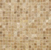 Emperador Light 15х15 Stone коричневая Orro Mosaic каменная мозаика