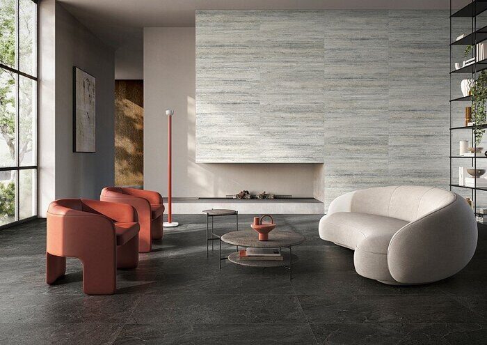 StoneSystem терра антрацит R10A керамогранит матовый 60х120см Vitra