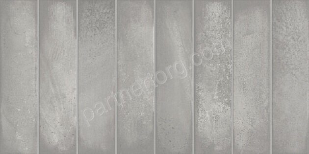 Bricks Gris настенная плитка серая глянцевая 31х63см Azori