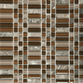 Коричневая комбинированная мозаика Exclusive series S-809