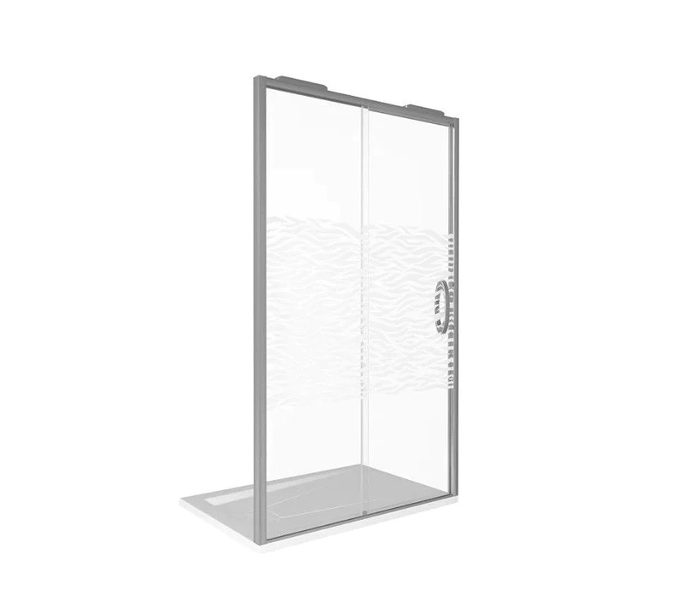 Antares WTW-110-W-CH душевая дверь откатная 110см, стекло Волна, профиль хром