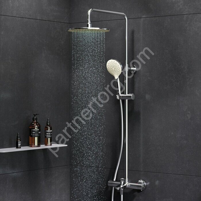 Like душевая система ShowerSpot с термостатом AM.PM F0780564 Распродажа