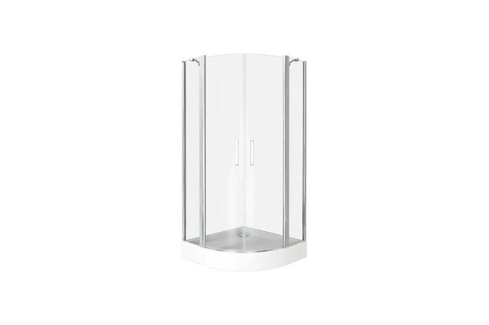 Pandora R-100-C-CH душевой уголок 100 см, стекло прозрачное, профиль хром