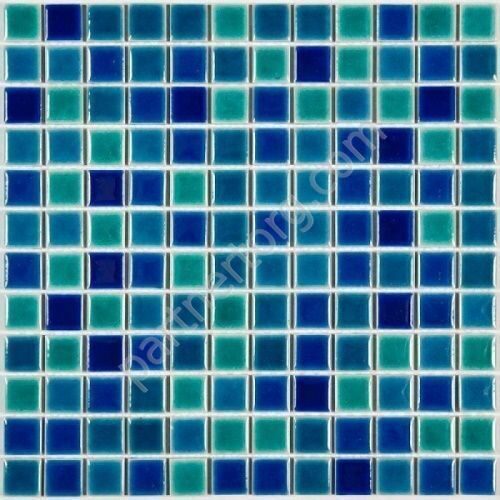 Сине-зеленая керамическая мозаика Porcelain series PW2323-14